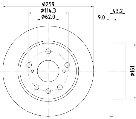Brake Disc (55684)