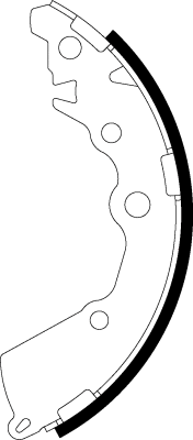 Brake Shoe Set (H1838)