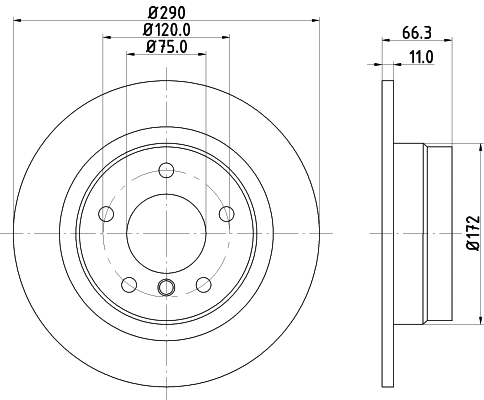Brake Disc (55610)
