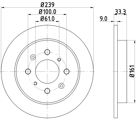 Brake Disc (55040)