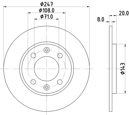 Brake Disc (52509)