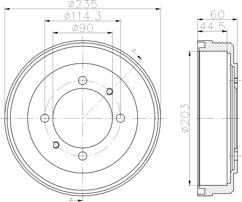Brake Drum (61339)