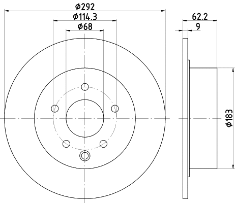Brake Disc (54675)