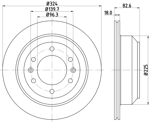 Brake Disc (55039)