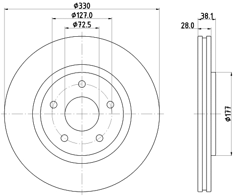 Brake Disc (55789)