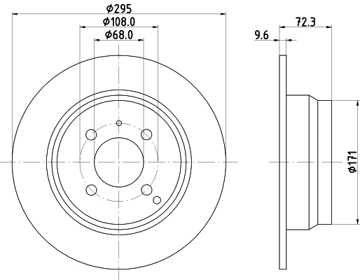 Brake Disc (54008)