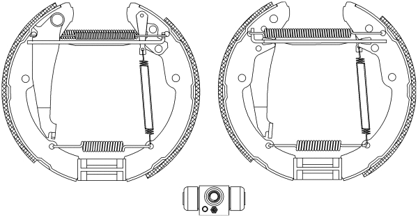 Brake Shoe Set (R0800)