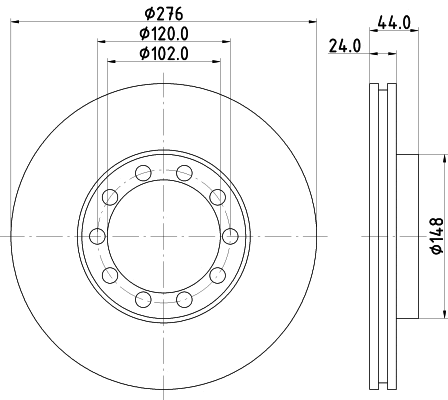 Brake Disc (58842)