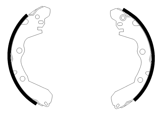 Brake Shoe Set (H8865)