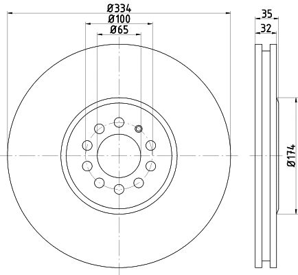 Brake Disc (54615)