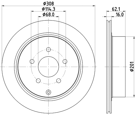 Brake Disc (54493)