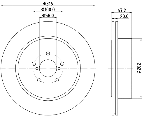 Brake Disc (54737)