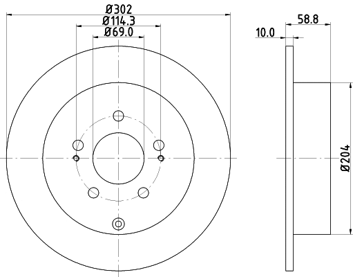 Brake Disc (54484)