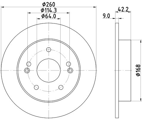 Brake Disc (54720)