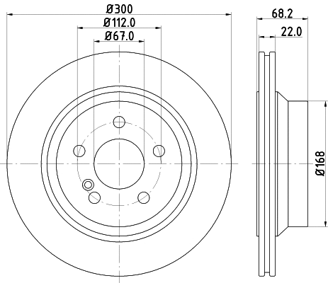 Brake Disc (54155)