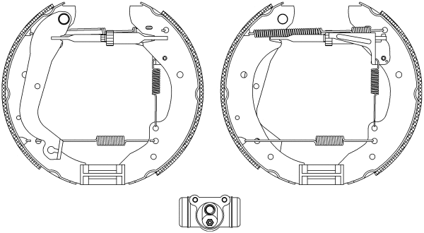 Brake Shoe Set (Q1214)