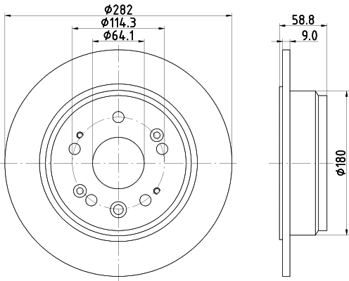 Brake Disc (54657)