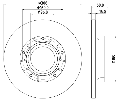Brake Disc (55926)