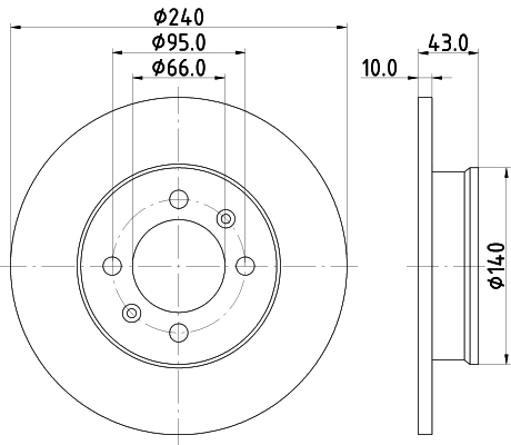 Brake Disc (54525)