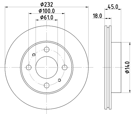 Brake Disc (52334)