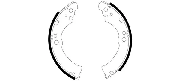 Brake Shoe Set (H8265)