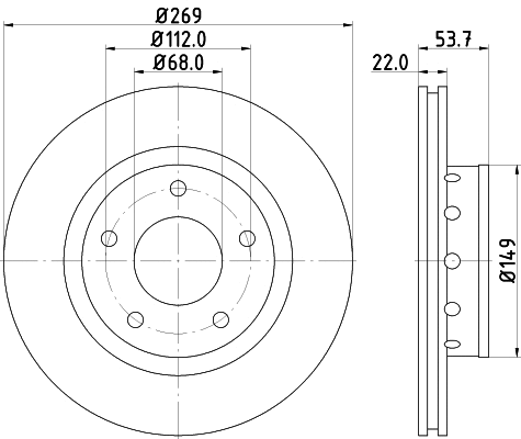 Brake Disc (54768)