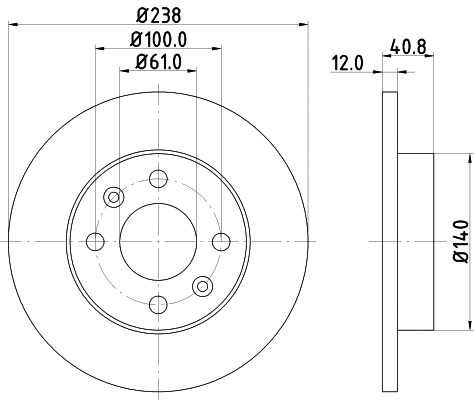 Brake Disc (52803)