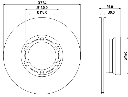 Brake Disc (58252)