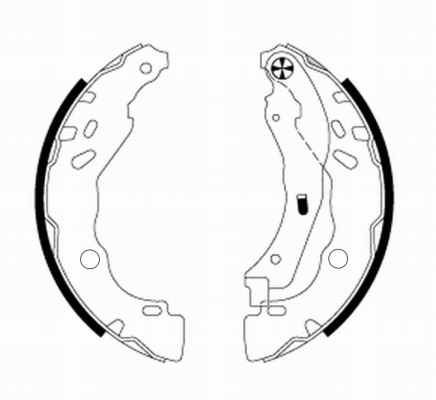 Brake Shoe Set (H1780)