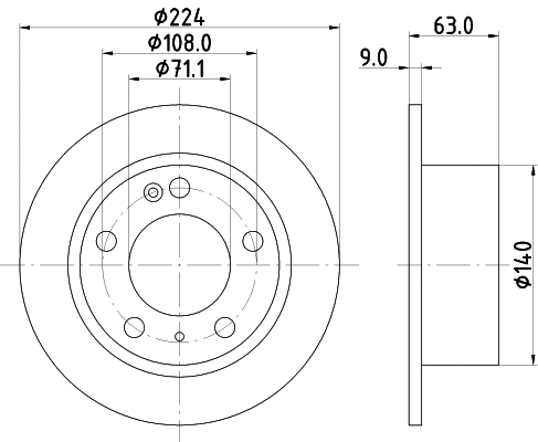 Brake Disc (50611)