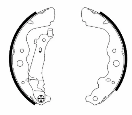 Brake Shoe Set (H1693)