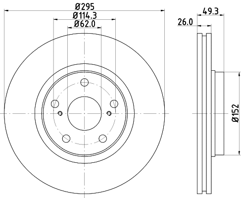 Brake Disc (54639)