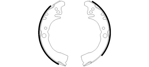 Brake Shoe Set (H9455)