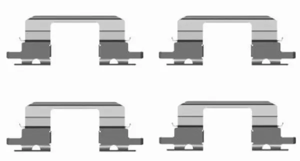 Accessory Kit, disc brake pad (K0262)