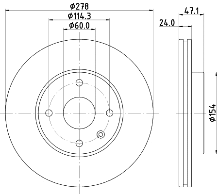 Brake Disc (55273)