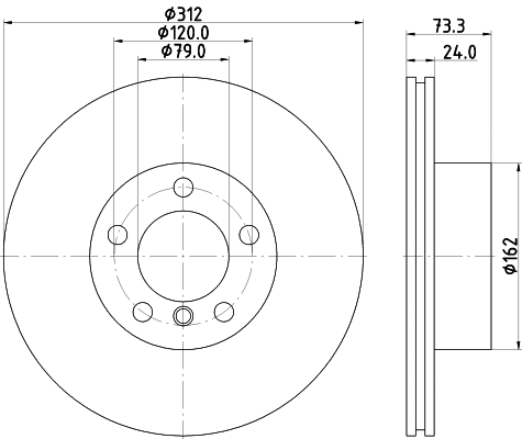 Brake Disc (55618HC)