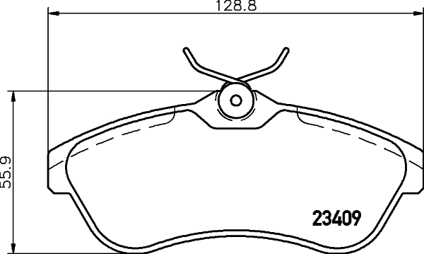 Brake Pad Set, disc brake (T1236)