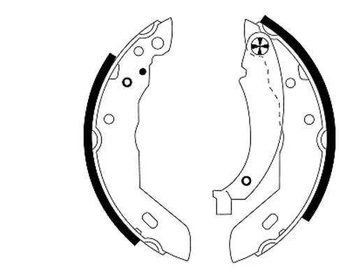 Brake Shoe Set (H8105)