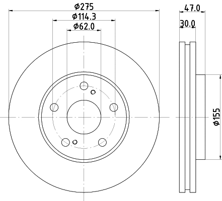 Brake Disc (53655)