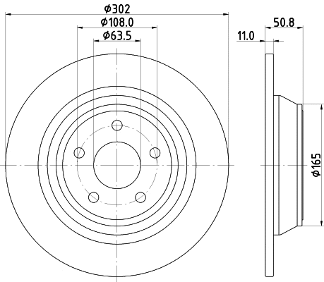 Brake Disc (55687)