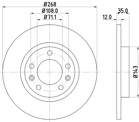 Brake Disc (55680)