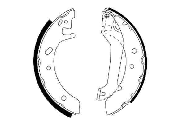 Brake Shoe Set (H8830)
