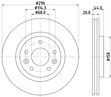Brake Disc (55742)