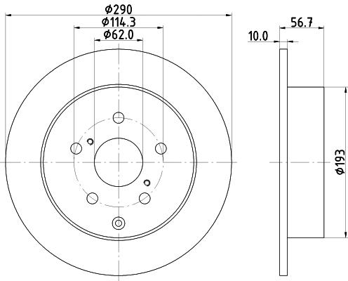 Brake Disc (54648)