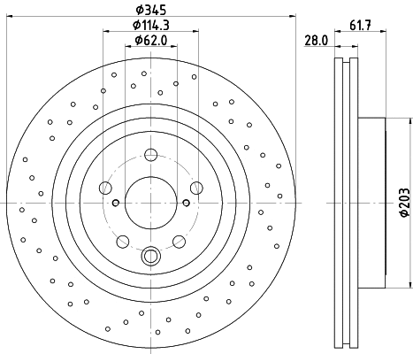 Brake Disc (55042)