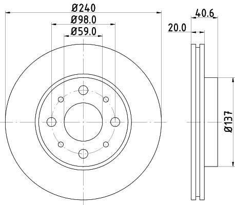 Brake Disc (54180)