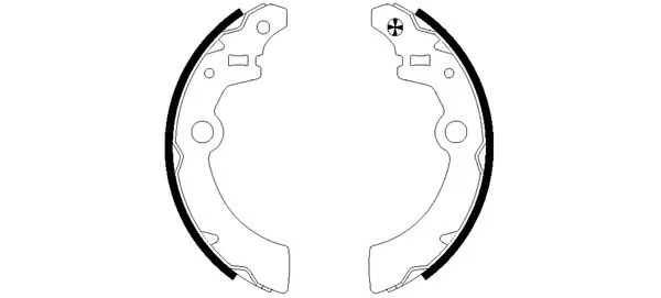 Brake Shoe Set (H9500)