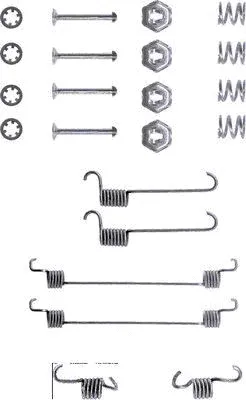 Accessory Kit, brake shoes (X0039)