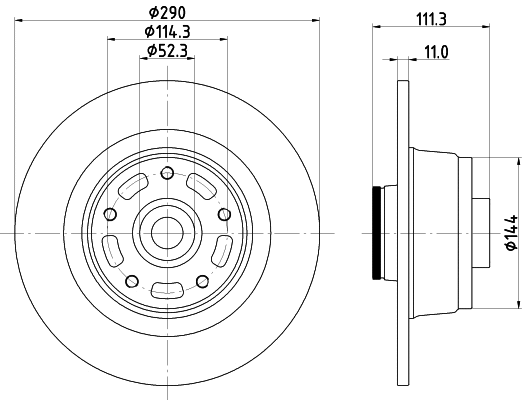 Brake Disc (56090)