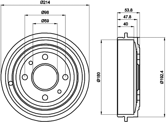 Brake Drum (60905)
